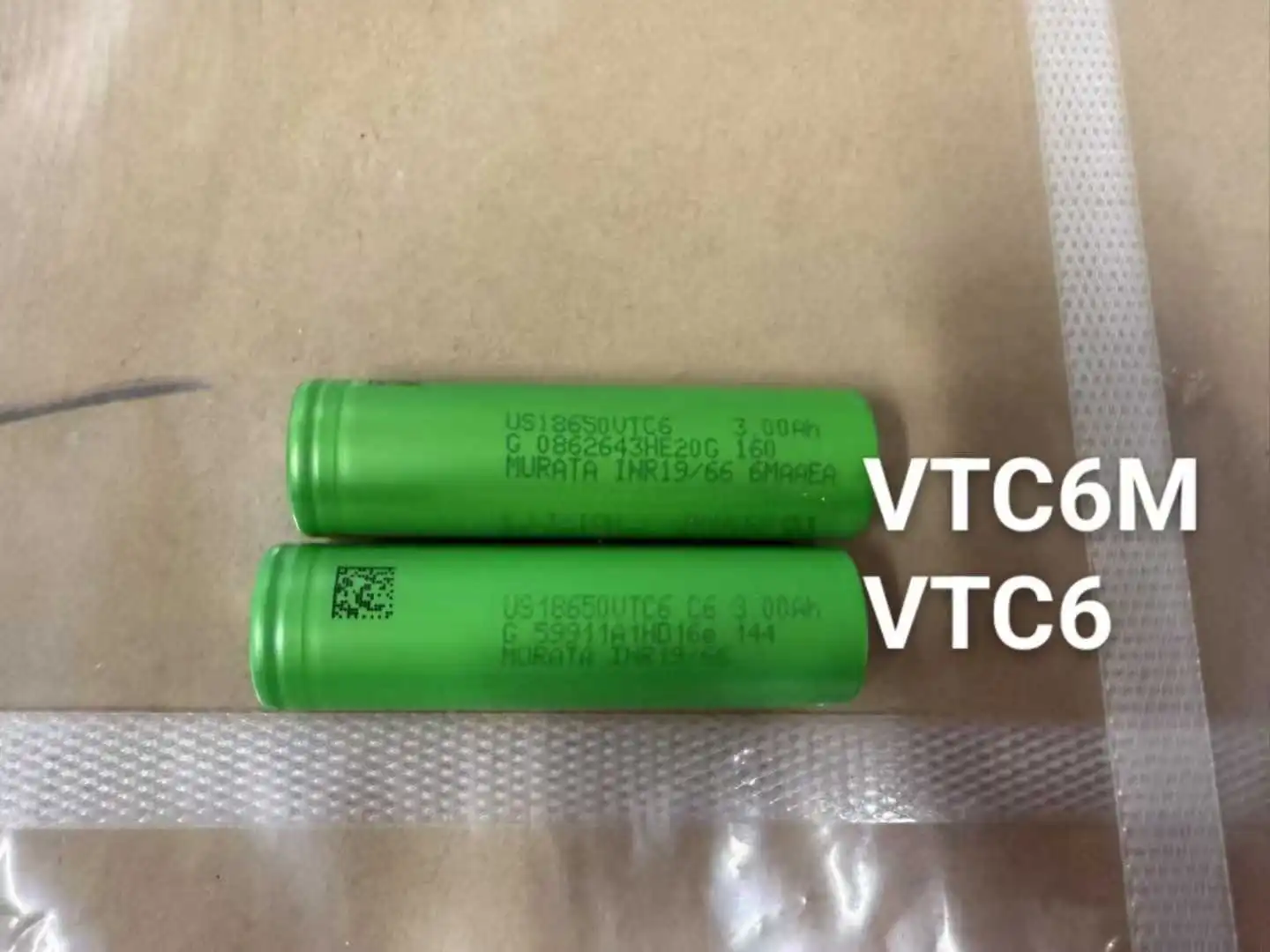 Murata VTC6M 18650 3120mAh 10C 30A Battery 8 VTC6M VTC6 1